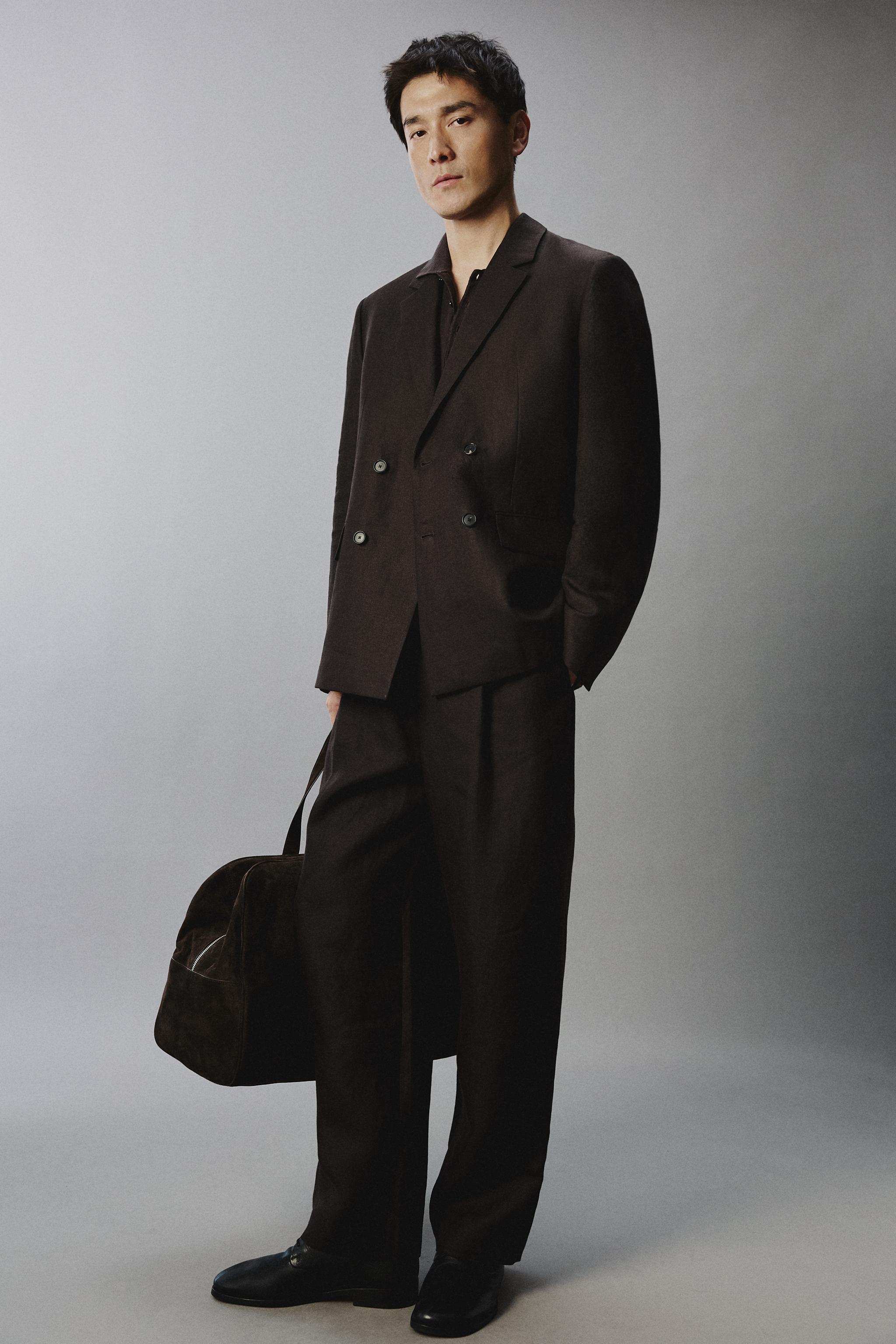 100% LINEN SUIT PANTS